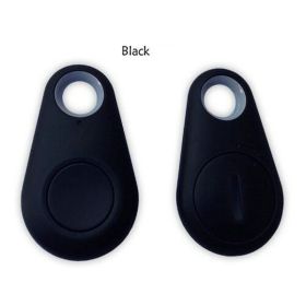 Anti-lost Whistle Key Finder Wireless Alarm Smart Tag Key Locator Keychain Tracker Whistle Sound LED Light Things Tracker (Color: BLACK)