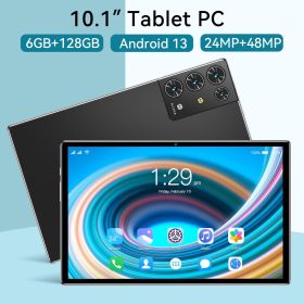 2023 New 5G Tablet PC, S30pro, 10.1 inch, 512GB large flash memory, Android Tablets, Dual Cards,  8000mAh Laptops, wifi GPS (Color: BLACK, ROM: 128GB)